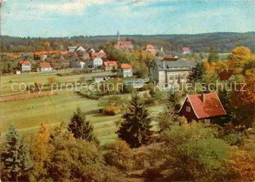 AK / Ansichtskarte Friedrichsbrunn Harz Panorama Heilklimatischer Kurort Kat. Friedrichsbrunn