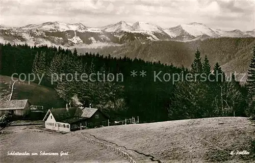 AK / Ansichtskarte Grossholzleute Schletteralm am Schwarzen Grat Kat. Isny im Allgaeu