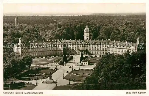 AK / Ansichtskarte Karlsruhe Baden Schloss Landesmuseum