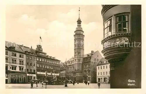 AK / Ansichtskarte Gera Markt Kat. Gera