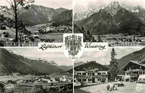 AK / Ansichtskarte Waidring Tirol Panorama Dorfplatz Kat. Waidring