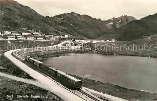 AK / Ansichtskarte Oberalppass Hospiz Eisenbahn Kat. 