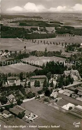 AK / Ansichtskarte Bad Woerishofen Kurhotel Sonnenhof Parkhotel Fliegeraufnahme Kat. Bad Woerishofen