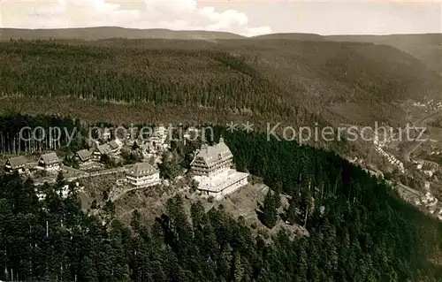 AK / Ansichtskarte Wildbad Schwarzwald Sommerberghotel Fliegeraufnahme Kat. Bad Wildbad