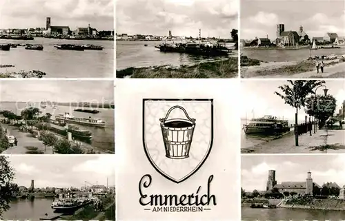 AK / Ansichtskarte Emmerich Rhein Rheinpartien Schloss Kat. Emmerich am Rhein