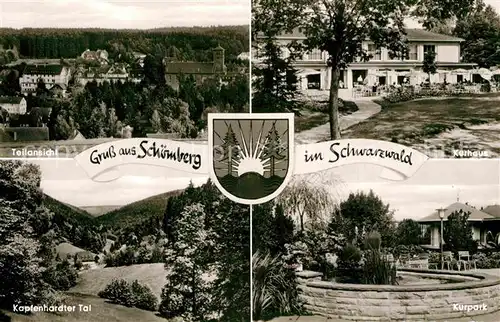 AK / Ansichtskarte Schoemberg Schwarzwald Teilansicht Kurhaus Kapfenhardter Tal Kurpark Kat. Schoemberg
