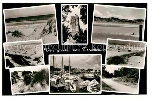 AK / Ansichtskarte Terschelling Duenen Strand Fischereihafen Weg Kat. Niederlande