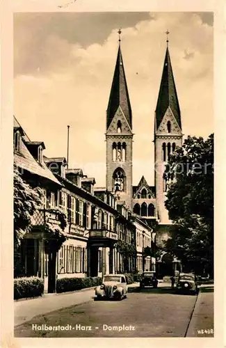 AK / Ansichtskarte Halberstadt Domplatz Kat. Halberstadt