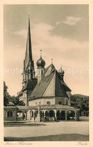 AK / Ansichtskarte Prien Chiemsee Kirche  Kat. Prien a.Chiemsee
