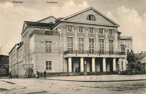 AK / Ansichtskarte Weimar Thueringen Hoftheater Kat. Weimar