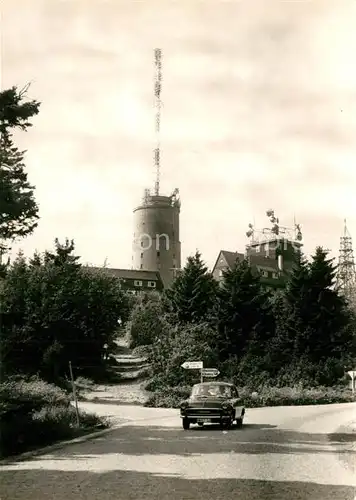 AK / Ansichtskarte Inselsberg Schmalkalden Sendeturm Kat. Schmalkalden