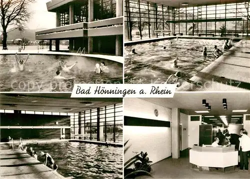 AK / Ansichtskarte Bad Hoenningen Schwimmbad  Kat. Bad Hoenningen