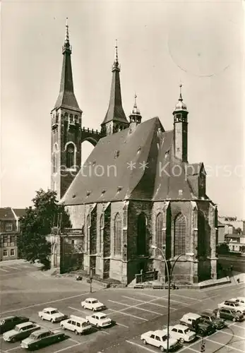 AK / Ansichtskarte Koethen Anhalt Marktplatz mit St. Jakobskirche Kat. Coethen