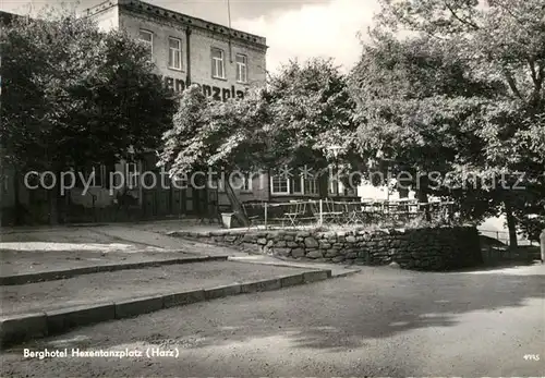 AK / Ansichtskarte Hexentanzplatz Berghotel Kat. Treseburg