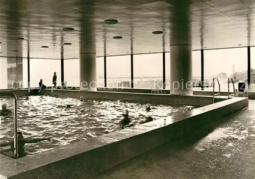 AK / Ansichtskarte Warnemuende Ostseebad Schwimmbad im Hotel Neptun Kat. Rostock