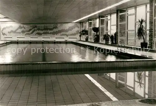 AK / Ansichtskarte Klink Waren Erholungsheim Herbert Warnke Schwimmhalle Kat. Klink Waren