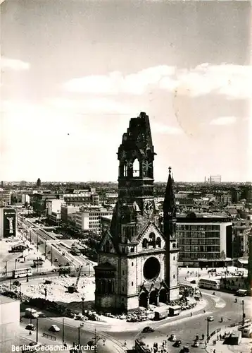 AK / Ansichtskarte Berlin Gedaechtnis Kirche  Kat. Berlin