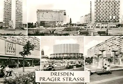 AK / Ansichtskarte Dresden Prager Strasse  Kat. Dresden Elbe