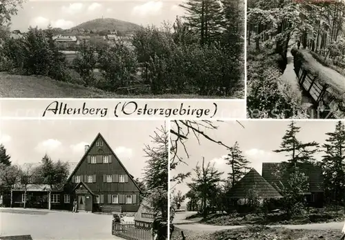 AK / Ansichtskarte Altenberg Erzgebirge Aschergraben Waldschaenke Kahleberg  Kat. Geising