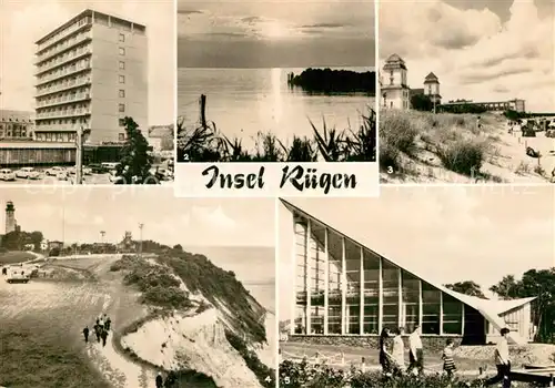 AK / Ansichtskarte Insel Ruegen Ruegen Hotel Kurhaus Binz Kap Arkona Glowe Cafe Ostseeperle Kat. Bergen