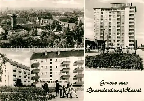 AK / Ansichtskarte Brandenburg Havel Hochhaus Neubausiedlung Kat. Brandenburg