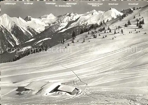 AK / Ansichtskarte Badgastein Leitenkogel Grosskopf Keeskogel Jaegerkogel Graukogel Kat. Bad Gastein