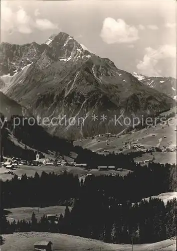 AK / Ansichtskarte Riezlern Kleinwalsertal Vorarlberg Hirschegg Mittelberg Widderstein Kat. Mittelberg