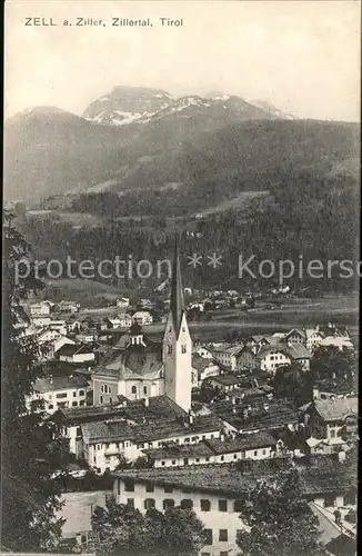 AK / Ansichtskarte Zell Ziller Tirol Teilansicht Kirche Kat. Zell am Ziller