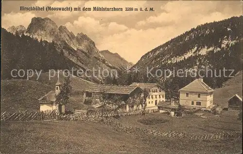 AK / Ansichtskarte Hirschbuehel Mooswacht Muehlsturzhorn Kat. Weissbach bei Lofer