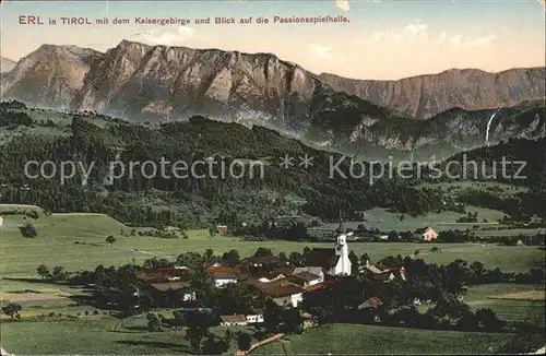 AK / Ansichtskarte Erl Tirol Kaisergebirge Passionsspielhalle Kat. Erl