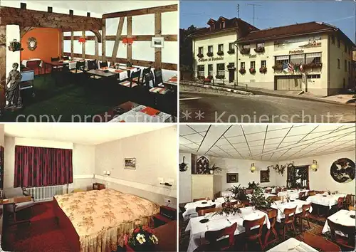 AK / Ansichtskarte Thun BE Gasthaus zur Aaarebruecke Hotel Restaurant Fremdenzimmer Kat. Thun