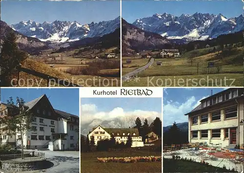 AK / Ansichtskarte Rietbad Kurhotel Alpenpanorama Kat. Nesslau
