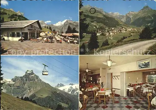 AK / Ansichtskarte Brunni Engelberg Bergrestaurant Brunni Ristis Luftseilbahn Alpen Kat. 