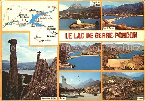 AK / Ansichtskarte Lac de Serre Poncon Haute Vallee de la Durance Kat. 