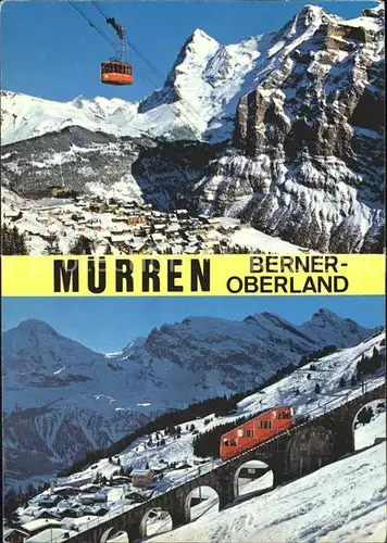 AK / Ansichtskarte Muerren BE Wintersportplatz Berner Oberland Luftseilbahn Zahnradbahn Kat. Muerren