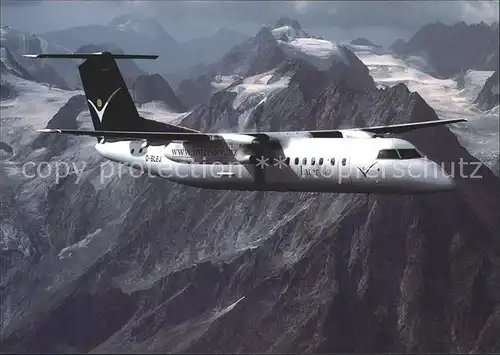 AK / Ansichtskarte Flugzeuge Zivil InterSky Dash DHC 8 D BLEJ  Kat. Airplanes Avions