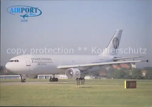 AK / Ansichtskarte Flugzeuge Zivil Maximus Air Cargo Airbus A300B4  Kat. Airplanes Avions