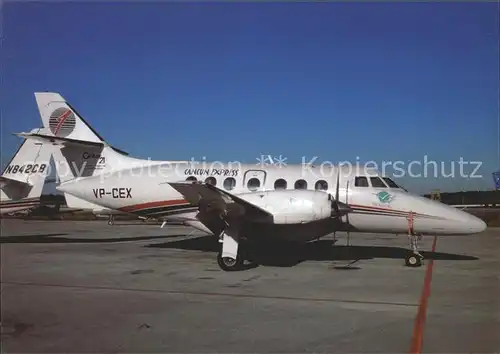 AK / Ansichtskarte Flugzeuge Zivil Cancun Express BAe Jetstream 32 EP VP CEX c n 903 Kat. Airplanes Avions