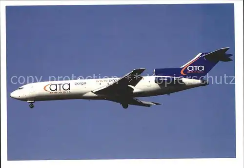 AK / Ansichtskarte Flugzeuge Zivil ATA Brasil Cargo Boeing 727 224F 20659 PR GMA Kat. Airplanes Avions