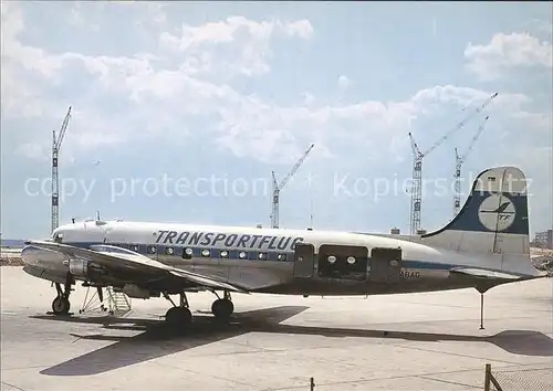 AK / Ansichtskarte Flugzeuge Zivil Transportflug DC 4 D ABAG c n 27233 Kat. Airplanes Avions