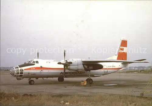 AK / Ansichtskarte Flugzeuge Zivil Aeroflot AN 30 CCCP 30062 Kat. Airplanes Avions