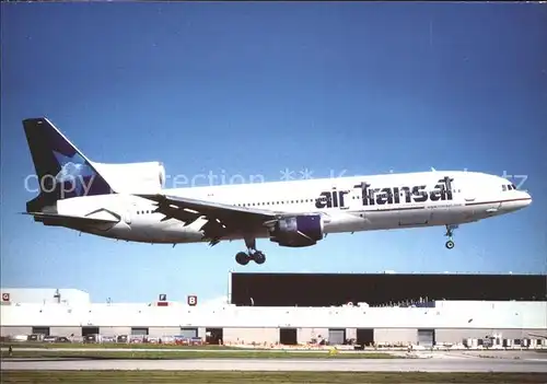 AK / Ansichtskarte Flugzeuge Zivil Air Transat Lockheed L 1011 100 Tristar C GTSB c n 1122 Kat. Airplanes Avions