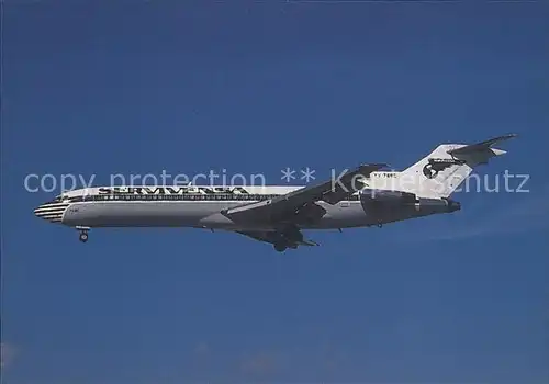 AK / Ansichtskarte Flugzeuge Zivil Servivensa Boeing 727 200 YV 768C Cn 1302 Kat. Airplanes Avions