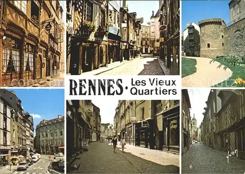 AK / Ansichtskarte Rennes Les Vieux Quartiers Kat. Rennes