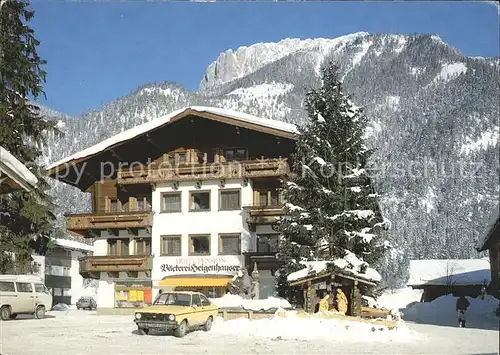 AK / Ansichtskarte Waidring Tirol Hotel Pension Heigenhauser Kat. Waidring