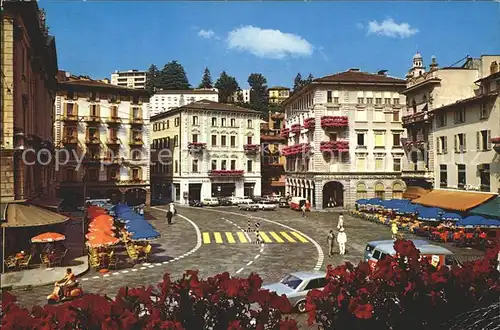 AK / Ansichtskarte Lugano TI La Piazza Riforma Kat. Lugano