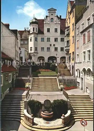 AK / Ansichtskarte Kempten Allgaeu Freitreppe Kat. Kempten (Allgaeu)