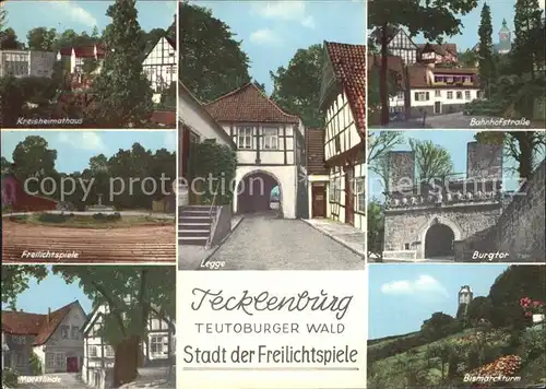 AK / Ansichtskarte Tecklenburg Freilichtspiele Burgtor Bismarckturm Legge Kat. Tecklenburg