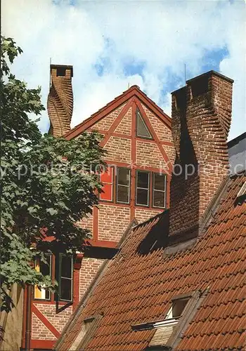 AK / Ansichtskarte Hamburg Altstadt gewundene Schornsteine auf Krameramtshaeusern Kat. Hamburg