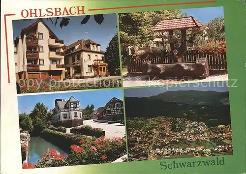 AK / Ansichtskarte Ohlsbach Hotel Pension Rebstock Kat. Ohlsbach Kinzigtal